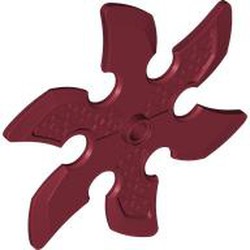 LEGO part 41125 WEAPON, W/ 4.85 HOLE in Dark Red