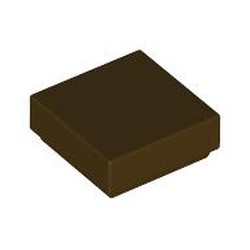 LEGO part 3070 FLAT TILE 1X1 in Dark Brown