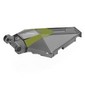 Windscreen 6 x 4 x 1 Hexagonal with Handle and Olive Green Stripe print