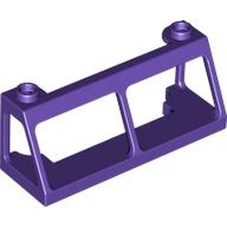 LEGO part 13760 Windscreen 2 x 6 x 2 Train without Glass in Medium Lilac/ Dark Purple