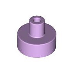 LEGO part 31561 PLATE 1X1 W/3.2 SHAFT/1.5 HOLE in Lavender