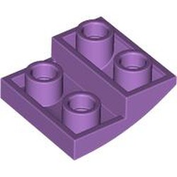 LEGO part 32803 BRICK 2X2X2/3, INVERTED BOW in Medium Lavender