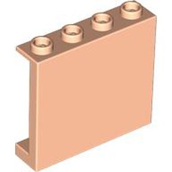 LEGO part 60581 Panel 1 x 4 x 3 [Side Supports / Hollow Studs] in Light Nougat