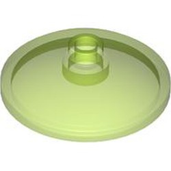 LEGO part 43898 Dish 3 x 3 Inverted [Radar] in Transparent Bright Green/ Trans-Bright Green