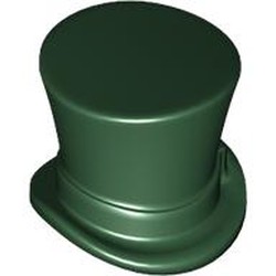 LEGO part 27149 MINI HAT, NO. 30 in Earth Green/ Dark Green