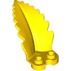 LEGO part 5151 Plant, Fern 3 x 4 x 2 in Bright Yellow/ Yellow