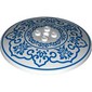 Dish 8 x 8 Inverted [Radar], Solid Studs with Dark Azure Decorations print