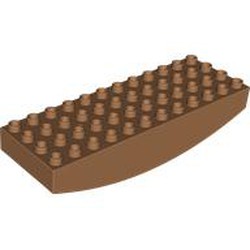 LEGO part 39927 Duplo Brick 4 x 12 x 2 [Rocker] in Medium Nougat