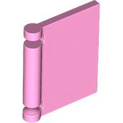 LEGO part 24093 Book Cover [Plain] in Light Purple/ Bright Pink