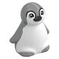 Duplo Animal Penguin, Baby with Light Bluish Grey Back, Black Beak Print