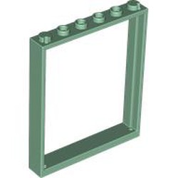 LEGO part 42205 Door Frame 1 x 6 x 6 in Sand Green