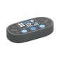 Tile Round 1 x 2 with Racing Steering Controls print
