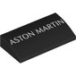 Slope Brick Curved 2 x 4 x 2/3 No Studs with White 'ASTON MARTIN' print