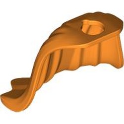 LEGO part 5647 Minifig Neckwear Cape in Bright Orange/ Orange