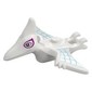 Animal, Dinosaur, Pteranodon with Magenta Eyes, Bright Light Blue Webbings print