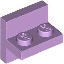 LEGO part 41682 Bracket 2 x 2 with 1 x 2 Vertical Studs in Lavender