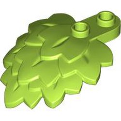 LEGO part 5058 Plant, Leaves Stacked 4 x 5 x 1 2/3 in Bright Yellowish Green/ Lime