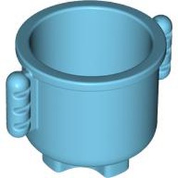 LEGO part 10031042 DUPLO POT in Medium Azure