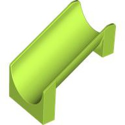 LEGO part 27976 Slide Straight 4 x 6 x 6 in Bright Yellowish Green/ Lime