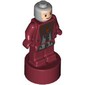 Minifig Trophy Statuette, Garrick Ollivander, Dark Red Outfit