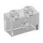 Brick Special 1 x 2 with 1 Center Stud on 1 Side, No Bottom Stud Holder