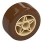 Wheel 30 x 20 with Reddish Brown Tire Pattern