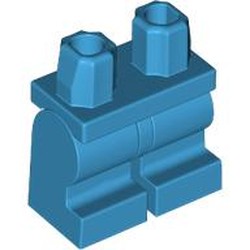 LEGO part 37364c04 Hips and Dark Azure Medium Legs in Dark Azure