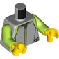 Torso, Wetsuit, Lime Trim, Zipper print, Lime Arms, Yellow Hands