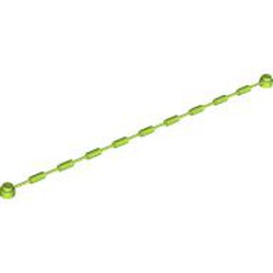 LEGO part 14210 String with End Studs and Minifig Grips 21L in Bright Yellowish Green/ Lime