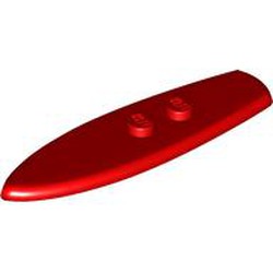 LEGO part 90397 Sports Surfboard Standard in Bright Red/ Red