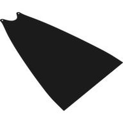 LEGO part 111234 Cloth, Cape Large in Black