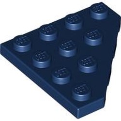 LEGO part CORNER PLATE 45 DEG. 4X4 in Earth Blue (6526570|30503)