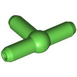 LEGO part 4697b Pneumatic T-Piece (T Bar) [New Style] in Bright Green