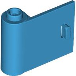 LEGO part 92262 Door 1 x 3 x 2 Left - Open Between Top and Bottom Hinge in Dark Azure