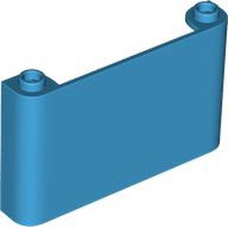 LEGO part 64453 Windscreen 1 x 6 x 3 in Dark Azure