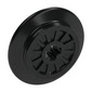 Train Wheel Spoked with Technic Axle Hole and Rubber Friction Band