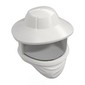 Mask / Hat, Beekeeper with Trans-Black Visor Pattern