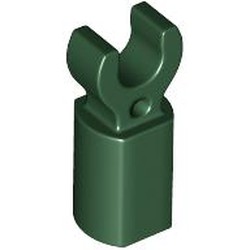 LEGO part 11090 Bar Holder with Clip in Earth Green/ Dark Green