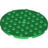 Green Plate Round 8 x 8