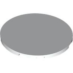 LEGO part 7212 Tile Round 6 x 6 in White