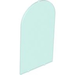 LEGO part 65066 Glass for Frame 1 x 6 x 7 with Bow in Transparent Light Blue/ Trans-Light Blue