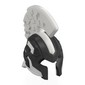 Helmet with Crest Pearl Titanium Pattern