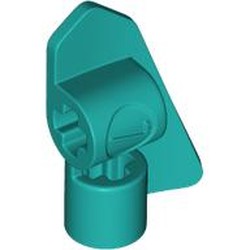 LEGO part 2387 Technic Panel Fairing #7 3L Very Small Smooth, Side A in Bright Bluish Green/ Dark Turquoise