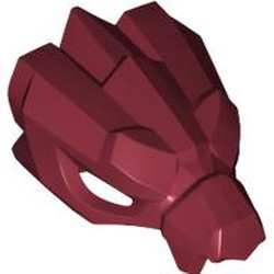 LEGO part 5975 Animal, Dragon, Head in Dark Red