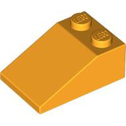 LEGO part 3298 Slope 33° 3 x 2 in Flame Yellowish Orange/ Bright Light Orange