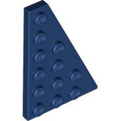 LEGO part 48205 Wedge Plate 6 x 4 Right in Earth Blue/ Dark Blue