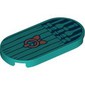 Tile Round 2 x 4 with Wooden Planks, Banister, Copper Door Knocker print