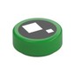Tile Round 1 x 1 with Small Black Circle with 2 White Squares (Brickheadz Eyes) print