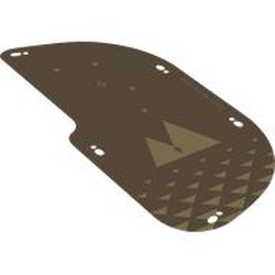 LEGO part 111581 Foil Sheet for 43270-1, Large Sail with Tan Triangles print in Sand Yellow/ Dark Tan