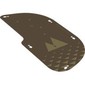 Sail, Rounded, Tan Triangles print